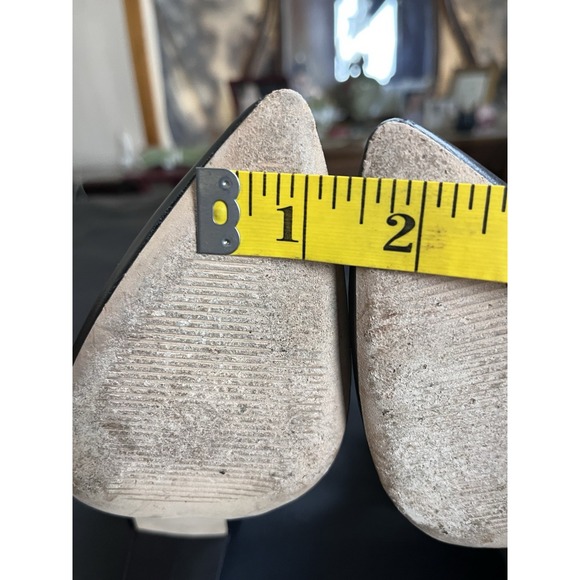 ANTONIO MELANI Shahn Black Leather Pointed Toe High Heel Ankle Boots Size 7M - Picture 14 of 15